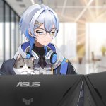 Niko looking at Monitors