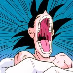 Goku scraming