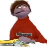 Salesman from Sesame Street