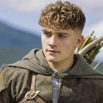 Legolas with curly hair and fade