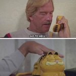 Go To Hell Garfield Phone
