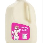 Femboy milk meme