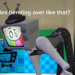 Puzzles bending over