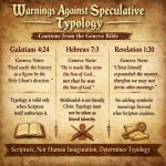 2. Warnings against overreliance on “metaphors” or “typologies”