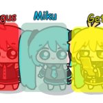 Mogus, Miku, and Geta shared temp meme