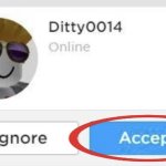 Roblox friend request accept ignore meme