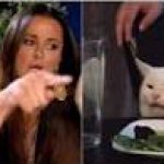 Itailian Woman Screaming At cat