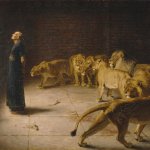 Man With Lions