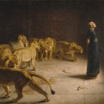 Man With Lions