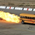 “School Time” Jet-Powered School Bus