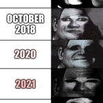 I feel sad | POV: WATCHING SMG4 UNTIL; 2014; 2017:; MAY 2017; OCTOBER 2018; 2020; 2021; NOVEMBER 2021; 2024; OCTOBER 2025; ...THE SHOW ENDED! | image tagged in mr incredible becoming uncanny | made w/ Imgflip meme maker