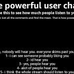 The powerful user chart meme