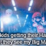 Dinner jealousy | My kids getting their Happy Meals but they see my Big Mac combo | image tagged in gifs,memes,funny,food | made w/ Imgflip video-to-gif maker