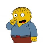 Simpsons I'm helping nose picking kid