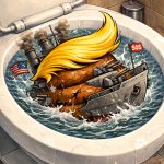 The Trump Shit: So thick & overbloated it "floats at the bottom"