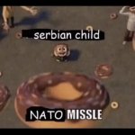 Serbian child nato missile