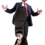 Trump stomps on Iran's Ayatollah meme