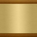 Gold plaque template