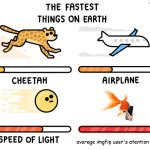 *proceeds to scroll past a meme with 4+ words* | avarege imgfip user's atention spam | image tagged in fastest thing on earth,imgflip users,relatable memes | made w/ Imgflip meme maker