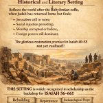 1. Historical and Literary Setting … reflects the world after th