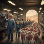 Trump putting a target on America lives meme