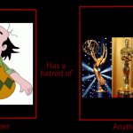 he has a hated for what