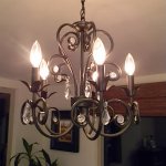 Portfolio wrought iron chandelier