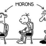 Diary of a Wimpy Kid morons meme