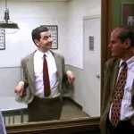 Dancing talent mr bean GIF Template