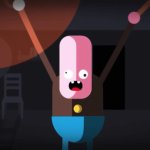 He scares Mr. Self GIF Template