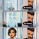 Beckham & the BREAKING Windmill Hologram Generator meme