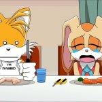 tails having dead rabbit