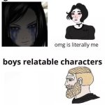 boys relatable characters meme