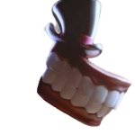 Caine's Closed Mouth