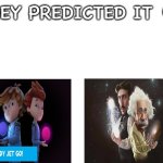 They might have predicted it | THEY PREDICTED IT 💀 | image tagged in blank white template,pbs kids,nikola tesla,albert einstein | made w/ Imgflip meme maker