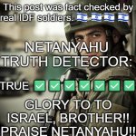 israel fact check meme