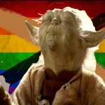 yoda icon | image tagged in black lgbt flag,star wars yoda,yoda,icons | made w/ Imgflip meme maker