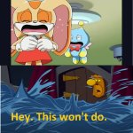 Alice in Stupidland - Cream crying to a door