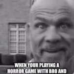 Alone | WHEN YOUR PLAYING A HORROR GAME WITH BRO AND YOU TURN AROUND AND HE’S GONE. | image tagged in gifs,video games | made w/ Imgflip video-to-gif maker