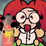 Mme. Brot sprays Raid at you maliciously meme