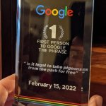 1st person to google