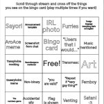 Rainy's LGBTQ STREAM bingo 1 meme