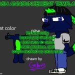 tired | DASH ANNOUNCEMENT TEMPLATE; im lwk really bored and tired cuz i just went to swim team practice, and coach worked us extra hard | image tagged in dash announcement template | made w/ Imgflip meme maker