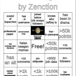 MSMG Bingo 2 meme