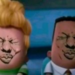 george and harold trying not to laugh meme