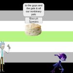 Biscuit's Announcement temp meme