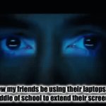 Like, why??? | how my friends be using their laptops in the middle of school to extend their screen time. | image tagged in gifs,marvel | made w/ Imgflip video-to-gif maker