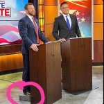 Markwayne Mullin standing on a box meme
