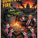 TRUMP'S DUMPSTER FIRE meme