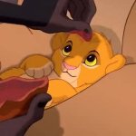 Simba paint GIF Template